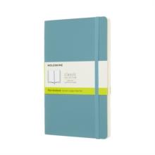 Moleskine Reef Blue Notebook Large Plain Soft