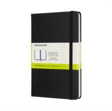 Moleskine Medium Plain Hardcover Notebook : Black