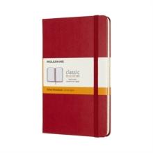 Moleskine Medium Ruled Hardcover Notebook : Scarlet