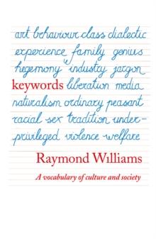 Keywords : A Vocabulary of Culture and Society