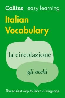 Easy Learning Italian Vocabulary : Trusted Support for Learning