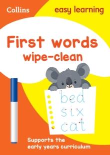 First Words Age 3-5 Wipe Clean Activity Book : Ideal for Home Learning