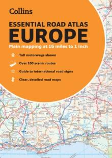 Collins Essential Road Atlas Europe : A4 Paperback