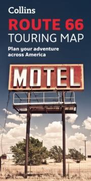 Collins Route 66 Touring Map : Plan Your Adventure Across America