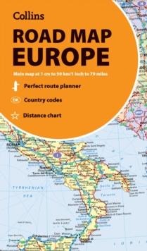 Collins Road Map of Europe : Folded Map