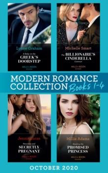 Modern Romance October 2020 Books 1-4 : A Baby on the Greek's Doorstep (Innocent Christmas Brides) / the Billionaire's Cinderella Contract / Penniless and Secretly Pregnant / Stealing the Promised Pri