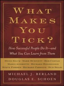 What Makes You Tick? : How Successful People Do It--and What You Can Learn from Them