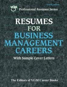 Resumes for Business Management Careers