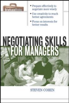 Negotiating Skills for Managers