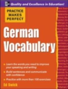 Practice Makes Perfect: German Vocabulary