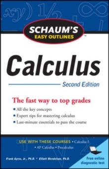 Schaum's Easy Outline of Calculus, Second Edition