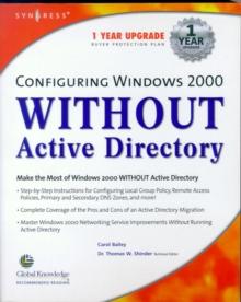 Configuring Windows 2000 without Active Directory