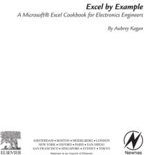 Excel by Example : A Microsoft Excel Cookbook for Electronics Engineers