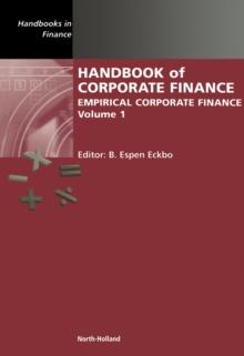 Handbook of Corporate Finance : Empirical Corporate Finance