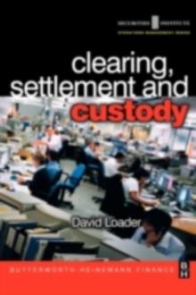 Clearing, Settlement and Custody