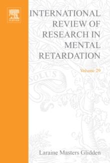 International Review of Research in Mental Retardation