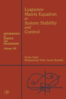 Lyapunov Matrix Equation in System Stability and Control