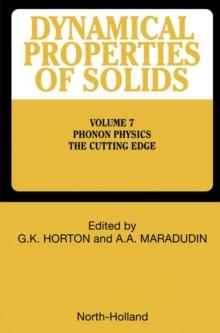 Phonon Physics The Cutting Edge