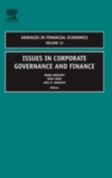 Issues in corporate governance and finance