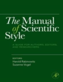 The Manual of Scientific Style : A Guide for Authors, Editors, and Researchers