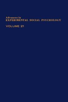 Advances in Experimental Social Psychology