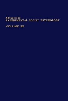 Advances in Experimental Social Psychology