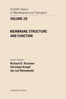 Current Topics in Membranes and Transport