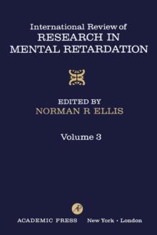 International Review of Research in Mental Retardation