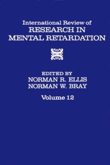 International Review of Research in Mental Retardation