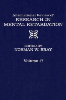 International Review of Research in Mental Retardation