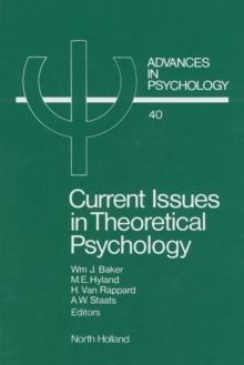 Current Issues in Theoretical Psychology