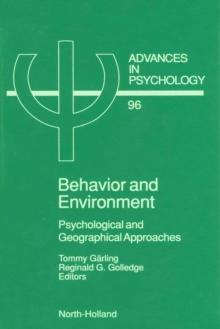 Behavior and Environment : Psychological and Geographical Approaches