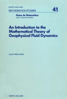 An Introduction to the Mathematical Theory of Geophysical Fluid Dynamics