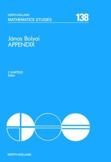 Janos Bolyai Appendix : The Theory of Space