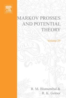 Markov Processes and Potential Theory : Markov Processes and Potential Theory