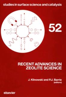 Recent Advances in Zeolite Science