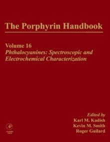 The Porphyrin Handbook : Phthalocyanines: Spectroscopic and Electrochemical Characterization