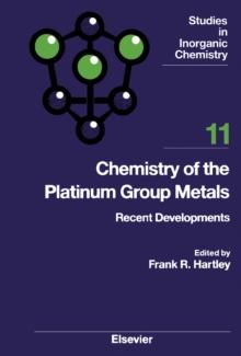 Chemistry of the Platinum Group Metals : Recent Developments