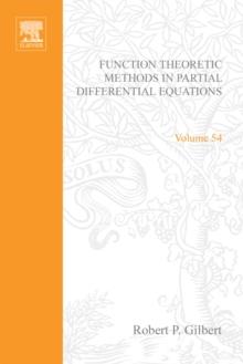 Function theoretic methods in partial differential equations