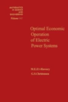 Optimal economic operation of electric power systems