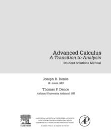 Advanced Calculus : A Transition to Analysis, Student Solutions Manual (e-only)