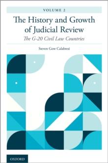 The History and Growth of Judicial Review, Volume 2 : The G-20 Civil Law Countries