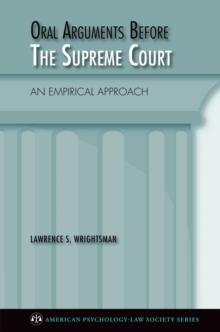 Oral Arguments Before the Supreme Court : An Empirical Approach