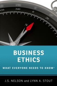 Business Ethics : What Everyone Needs to Know