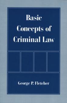 Basic Concepts of Criminal Law