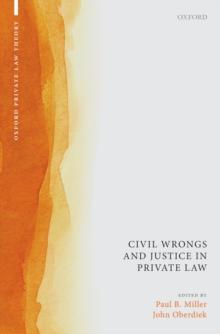 Civil Wrongs and Justice in Private Law