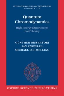 Quantum Chromodynamics : High Energy Experiments and Theory