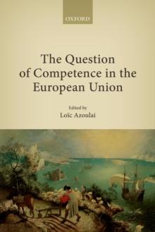 The Question of Competence in the European Union