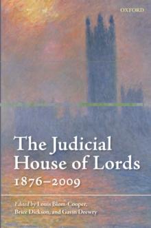 The Judicial House of Lords : 1876-2009