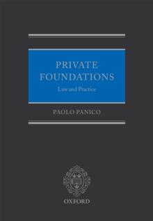 Private Foundations : Law and Practice